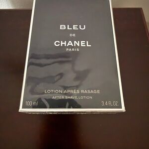 CHANEL Bleu After Shave Lotion in Black and White